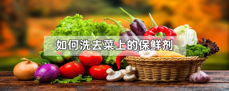如何洗去菜上的保鲜剂