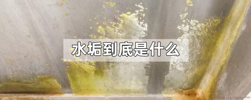 水垢到底是什么