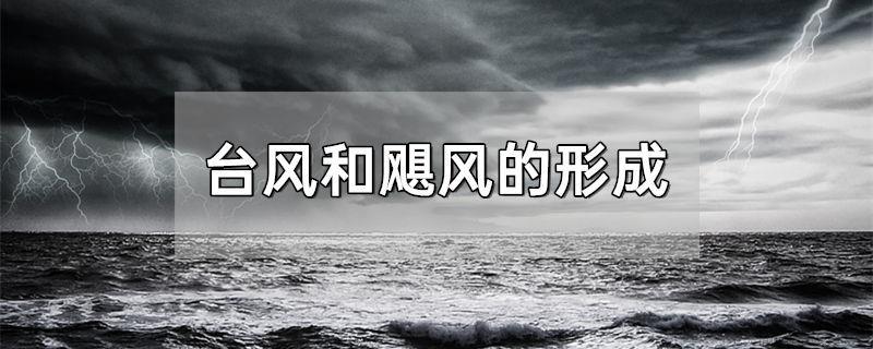 台风和飓风的形成