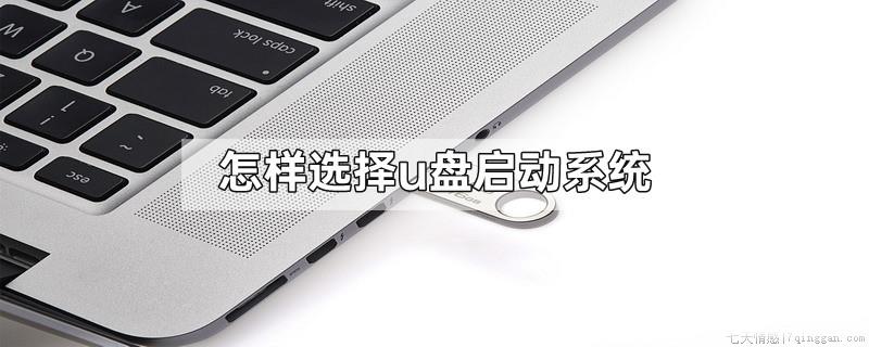 怎样选择u盘启动系统