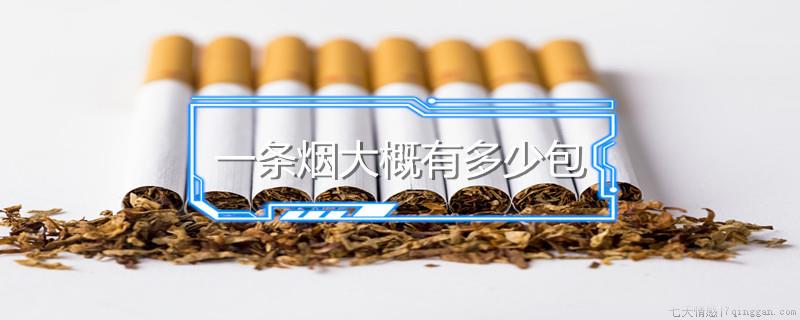 一条烟大概有多少包