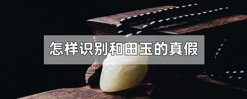 怎样识别和田玉的真假