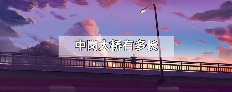 中岗大桥有多长