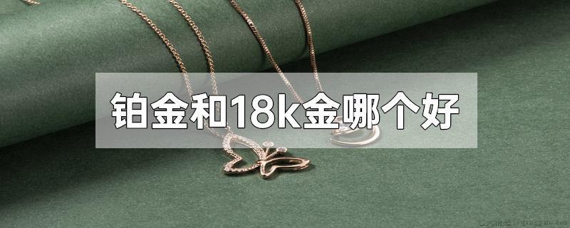 铂金和18k金哪个好