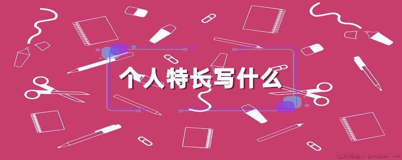 个人特长写什么