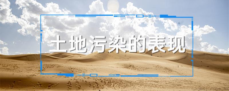 土地污染的表现