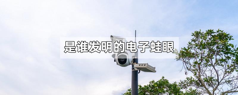 是谁发明的电子蛙眼