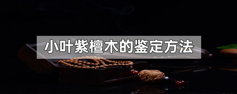 小叶紫檀木的鉴定方法
