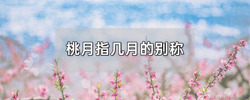 桃月指几月的别称