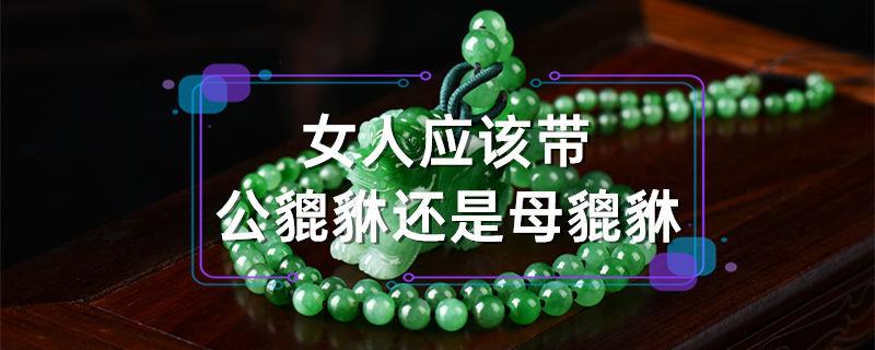 女人应该带公貔貅还是母貔貅