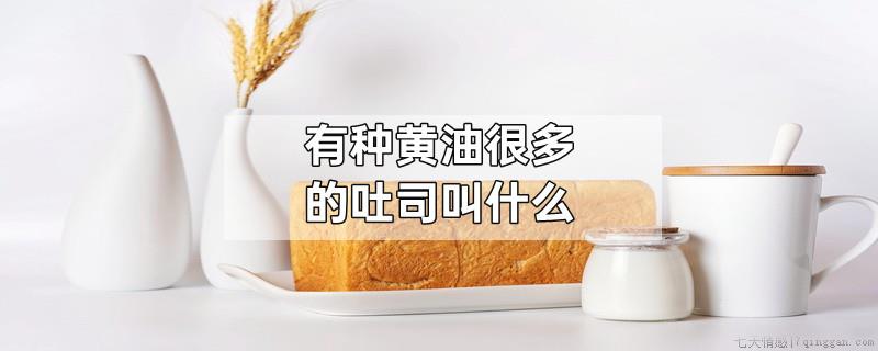 有种黄油很多的吐司叫什么
