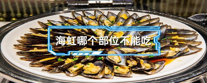 海虹哪个部位不能吃
