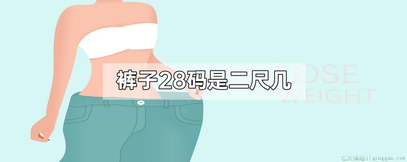 裤子28码是二尺几