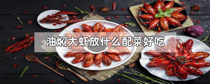 油焖大虾放什么配菜好吃