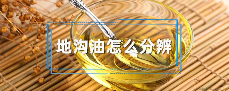 地沟油怎么分辨