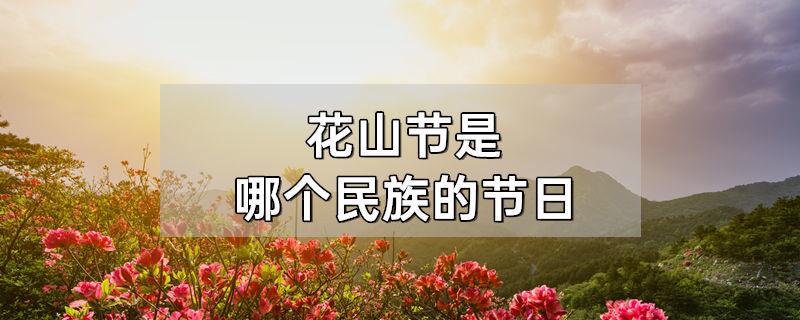 花山节是哪个民族的节日
