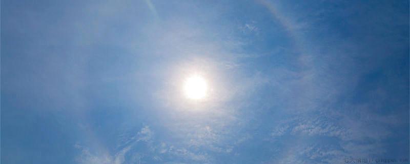 日晕是怎样形成的