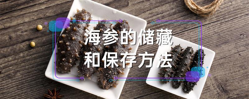 海参的储藏和保存方法
