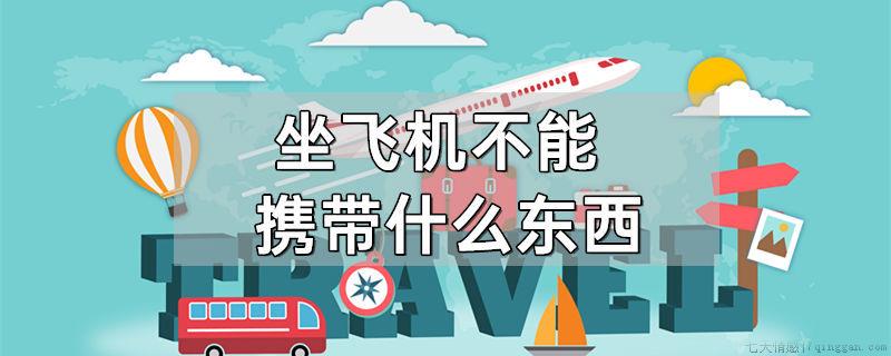 坐飞机不能携带什么东西