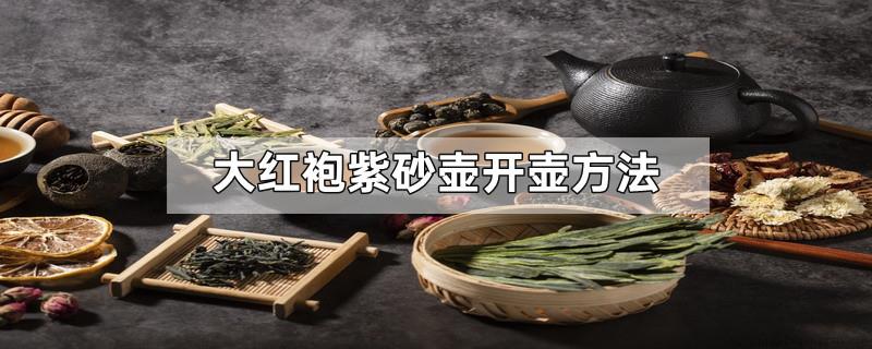 大红袍紫砂壶开壶方法
