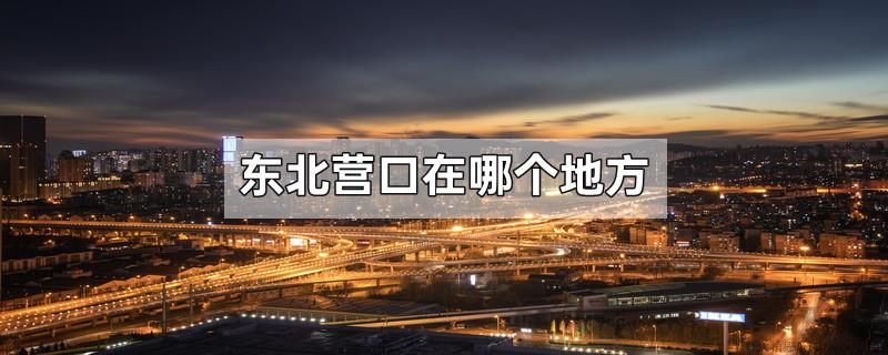东北营口在哪个地方