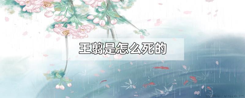 王翦是怎么死的