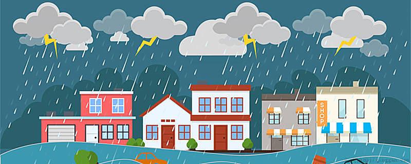 暴雨预不同颜色是什么等级