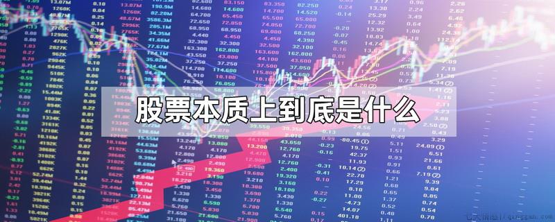 股票本质上到底是什么