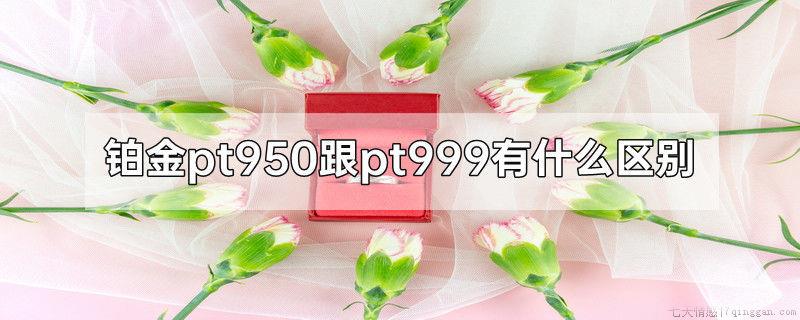 铂金pt950跟pt999有什么区别
