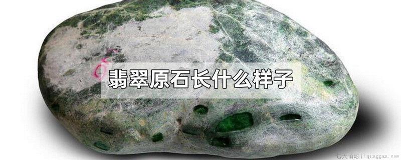 翡翠原石长什么样子