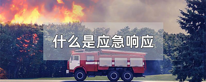 什么是应急响应