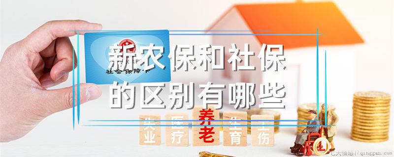 新农保和社保的区别有哪些