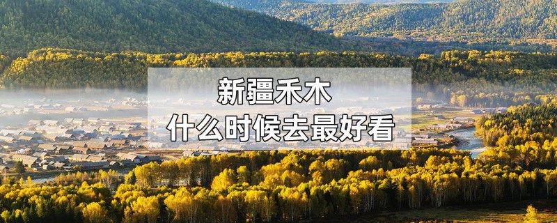 新疆禾木什么时候去最好看