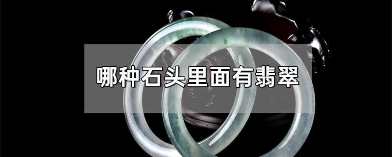 哪种石头里面有翡翠