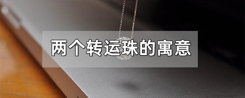 两个转运珠的寓意