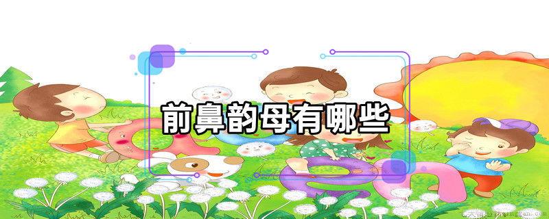 前鼻韵母有哪些