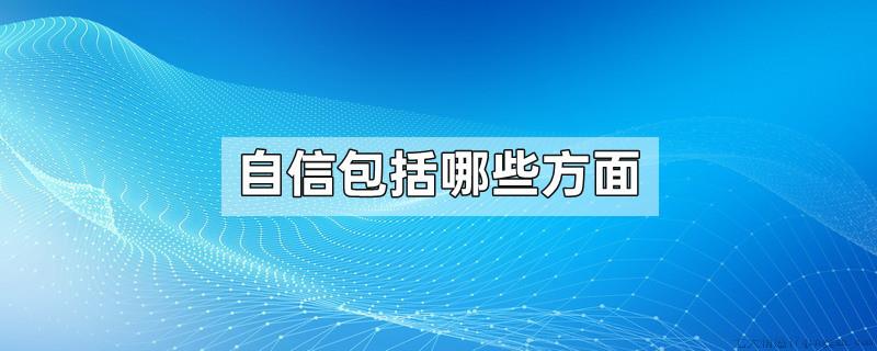 自信包括哪些方面