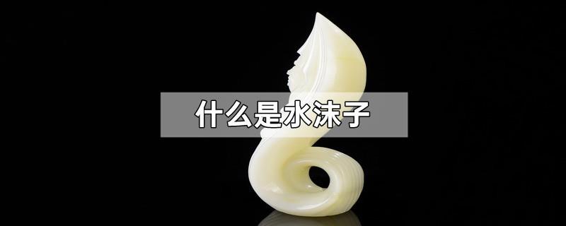 什么是水沫子