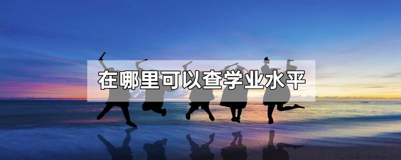 在哪里可以查学业水平