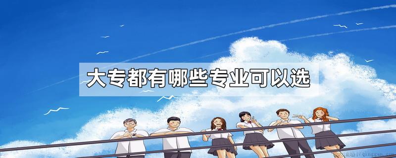 大专都有哪些专业可以选