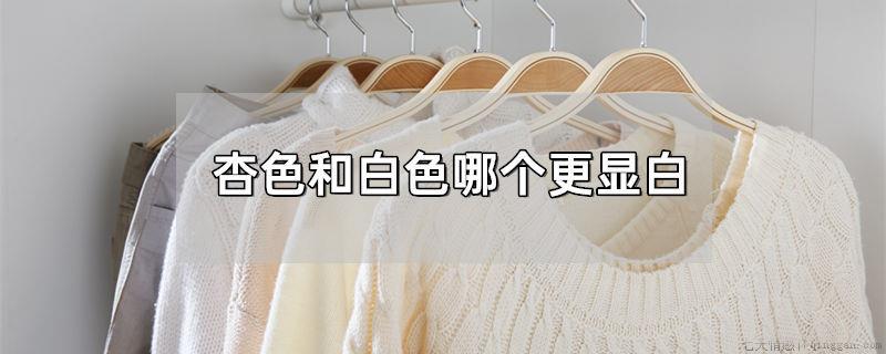 杏色和白色哪个更显白