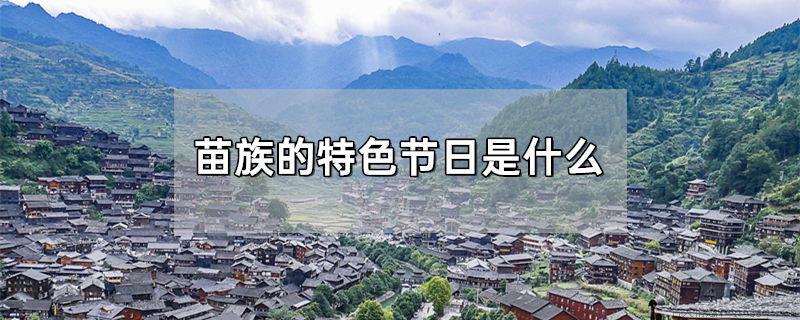 苗族的特色节日是什么