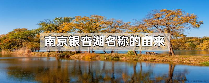 南京银杏湖名称的由来
