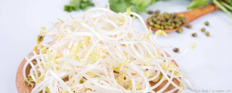 发的绿豆芽为什么豆瓣发红