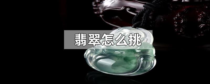 翡翠怎么挑