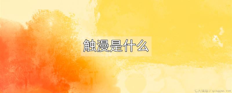 触漫是什么