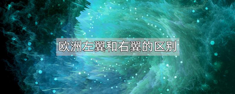 欧洲左翼和右翼的区别
