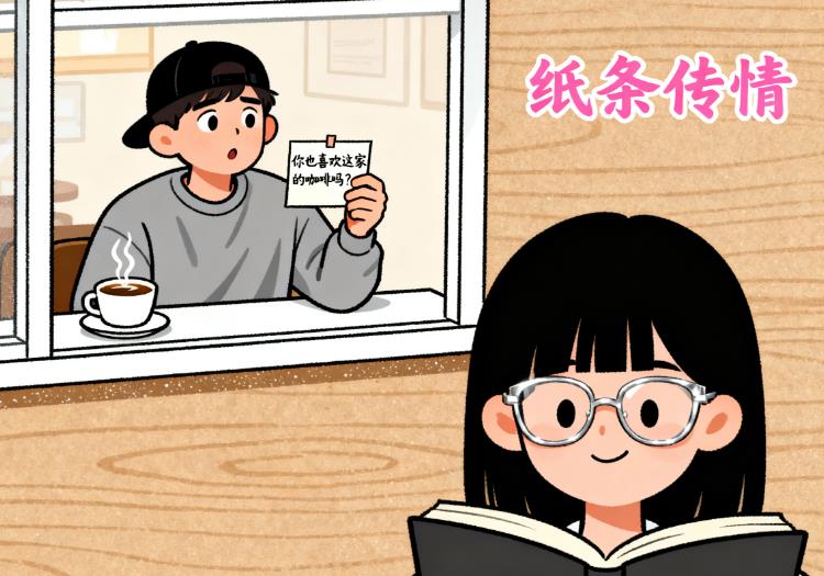 社恐男的 “暗号式搭讪”，女生主动递信息的小技巧