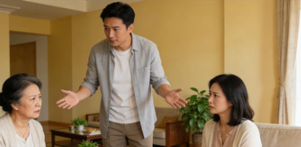 丈夫的中立，才是婆媳矛盾中的调和剂