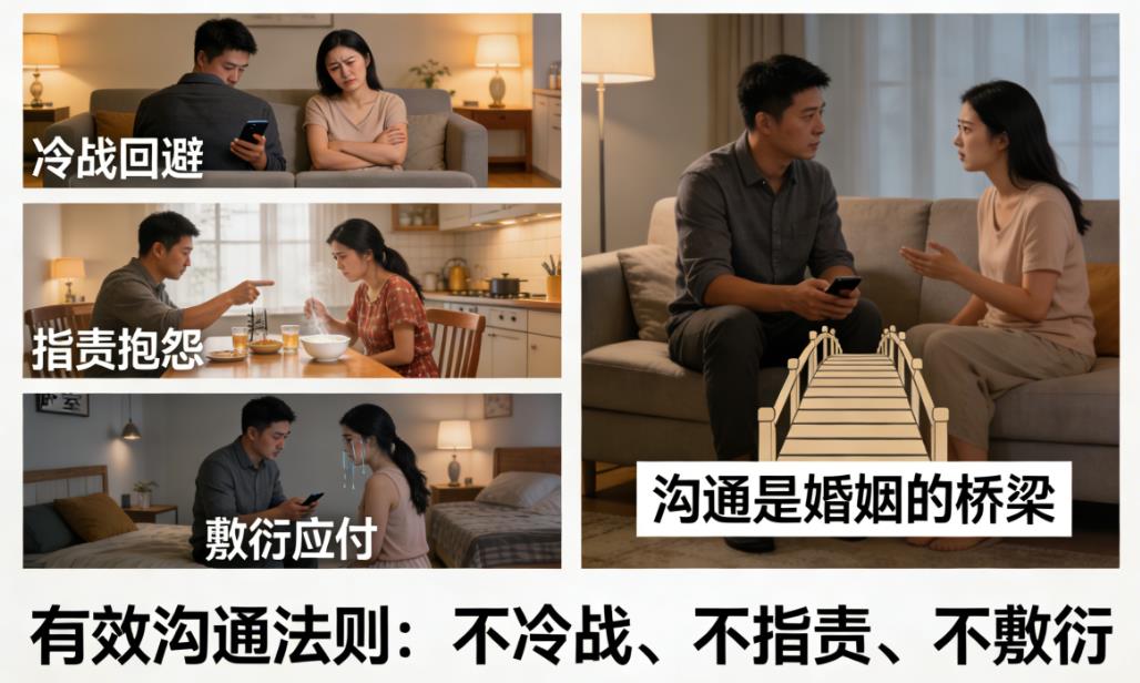 婚姻中“有效沟通”法则，不冷战、不指责，让爱有话可说